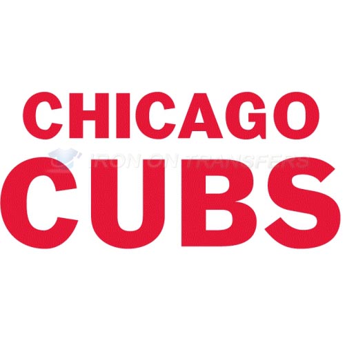 Chicago Cubs Iron-on Stickers (Heat Transfers)NO.1491
